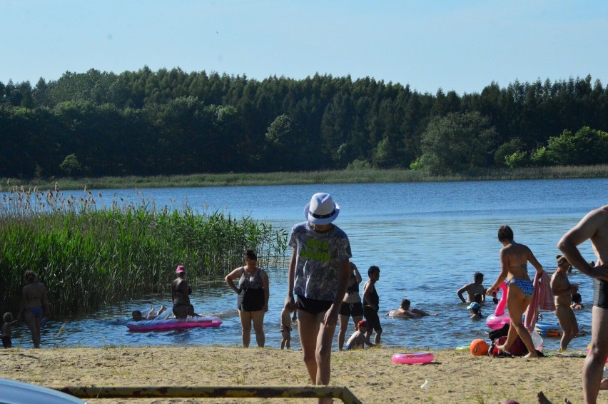 Plaża nad jeziorem Sowica (gmina Prabuty)