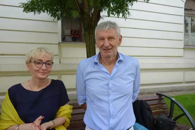 Alicja Bień, konsul honorowy Francji i Jean-Francois Zurawik, dyrektor artystyczny festiwalu w Lyonie