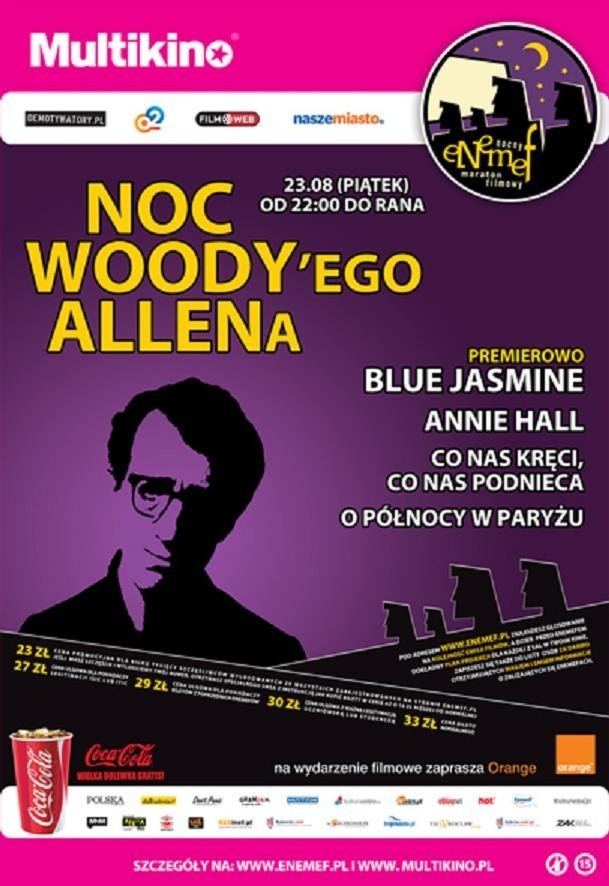 ENEMEF Poznań: Wygraj bilety na noc Woody'ego Allena
