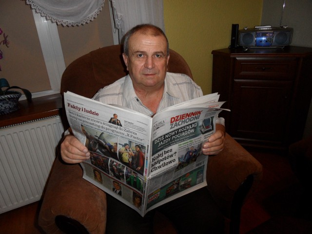 Jan Kuczera z Rownia bardzo lubi czytać gazety i książki geograficzne