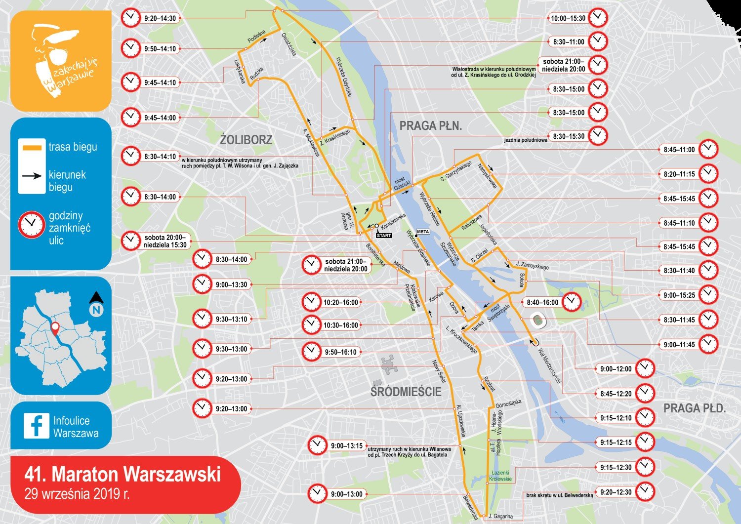 Maraton Warszawski 2019. Informator dla biegaczy i mieszkańców | Warszawa  Nasze Miasto