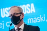 Koronawirus. Konferencja prasowa ministra zdrowia. Od 27 lutego zakrywanie ust i nosa wyłącznie przy użyciu maseczki