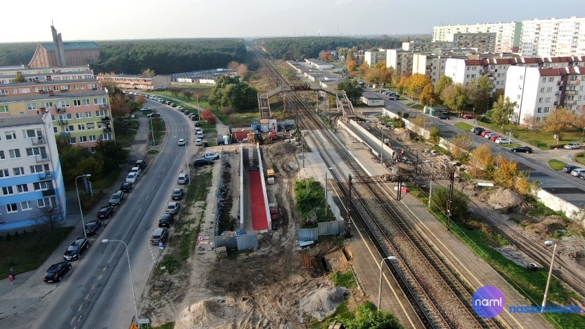 Trwa budowa przejścia podziemnego na Zazamczu we Włocławku