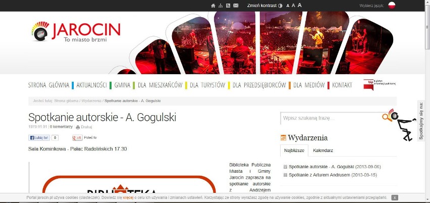 Nowy portal gminy Jarocin: Strona www.Jarocin.pl została...