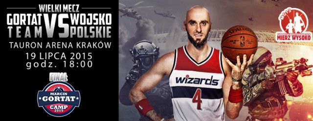 Tauron Arena Kraków
19 lipca, godz. 18:00

Czeka wielki mecz Gortat Team vs Wojsko Polskie. Kabaret Neo-Nówka, Sylwester Wardęga, Jerzy Dudek, Tatiana Okupnik, Łozo, Tomson, Piotr Gruszka, Mariusz Wlazły – to tylko kilka gwiazd, które wejdą w skład drużyny Marcina Gortata zmierzą się w TAURON Arenie Kraków z reprezentacją Wojska Polskiego.

Bilety:od 20zł. do 230zł.