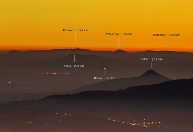 Robert Jamróz, fotograf z Głuchołaz wykonał zdjęcie niemieckich Rudaw i szczytu Fichtelberg. Nie było by w tym nic niezwykłego gdyby nie fakt, że od fotografowanego obiektu dzieliło go prawi 190 kilometrów! To nie jedyne dalekie obserwacje jakie ma na koncie.