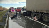 Tragiczny wypadek na autostradzie A4. Jedna osoba nie żyje 