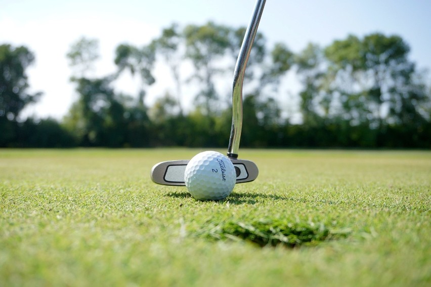 Turniej golfowy Ani Mru-Mru Open w Wierzchowiskach. Biała piłeczka ląduje w dołku. Zobacz zdjęcia i wideo