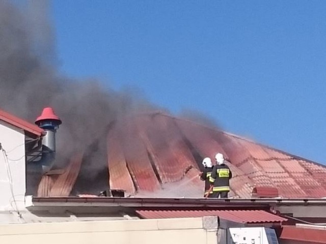 Włodawa. Potężny pożar ubojni. Straty oszacowano na 4 mln zł