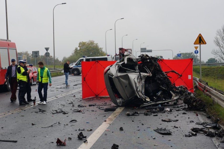 Bytom : Wypadek na obwodnicy. Jedna osoba nie żyje