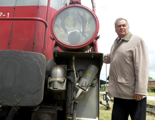 Michał Kasprzak był jednym z uczestników strajku w lubelskiej lokomotywowni