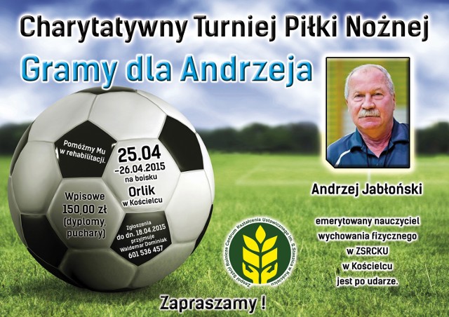 Charytatywny Turniej Piłki Nożnej w Kościelcu "Gramy dla Andrzeja"