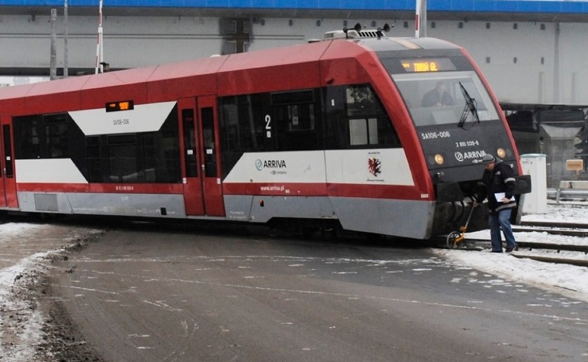 Wypadek na przejeździe kolejowym w Brodnicy [zdjęcia]