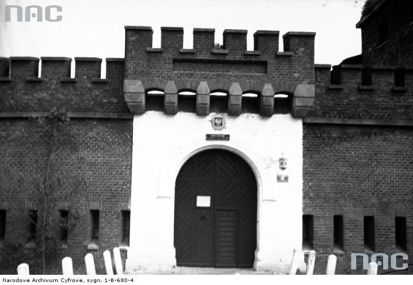 Więzienie przy ulicy Kamiennej w Krakowie, 1934 rok.