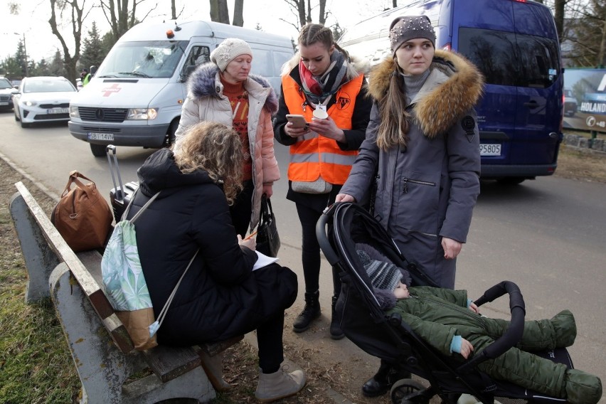 Punkt recepcyjny w Hrubieszowie. Wolontariusze nikogo nie zostawią bez pomocy. Zobacz zdjęcia