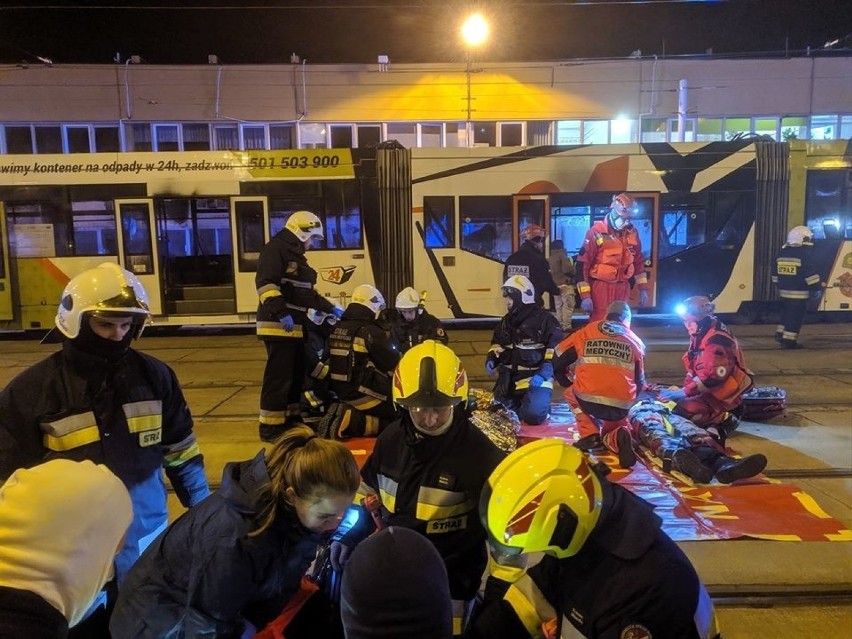 Ćwiczenia w zajezdni Borek we Wrocławiu