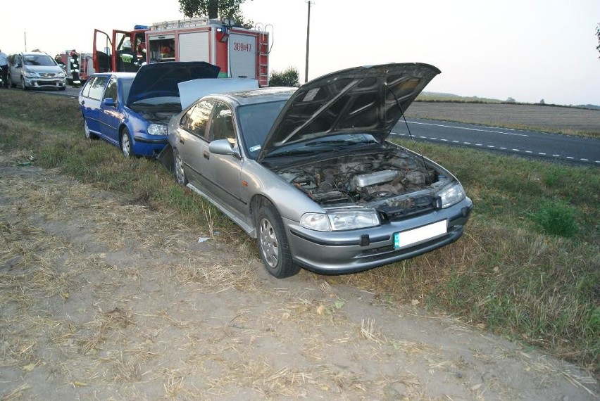 Wypadek z udziałem 7 samochodów w Falborku koło Kuczyny. Dwie osoby ranne [ZDJĘCIA]