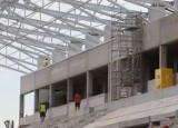 Trwają prace na budowie stadionu dla Radomiaka Radom. Jakie postępy robót? Zobacz najnowsze zdjęcia 