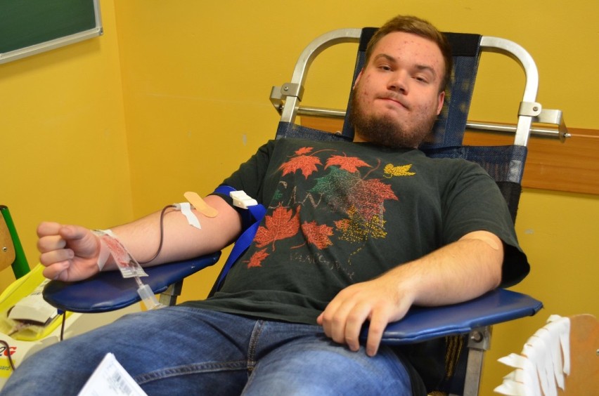 Akcja krwiodawstwa w ZSE-T w Lesznie