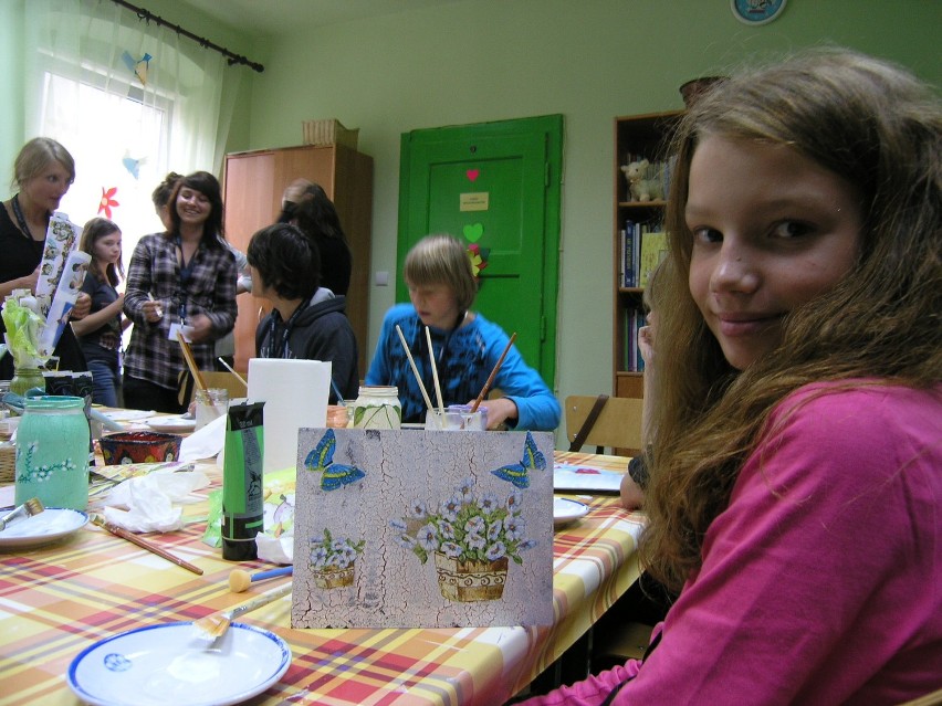 Młodzi mieszkańcy Brześcia na Białorusi namalowali wczoraj wielką pocztówkę z Bielska-Białej.