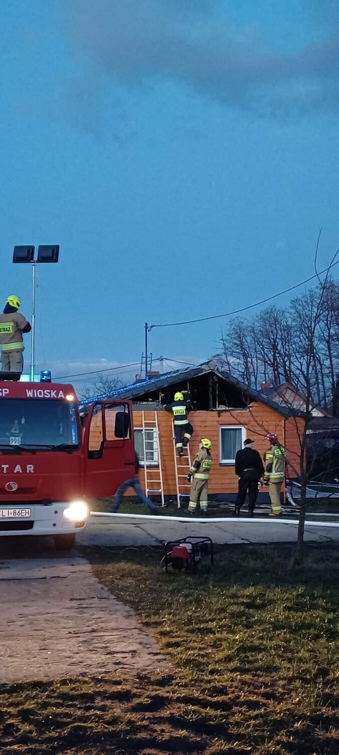 Pożar domu w Józefkowie. W ubiegłym roku budynek...