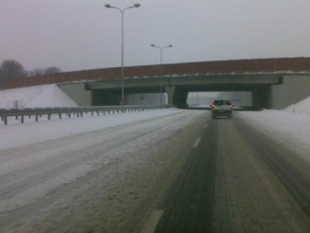 Zimowa autostrada A1