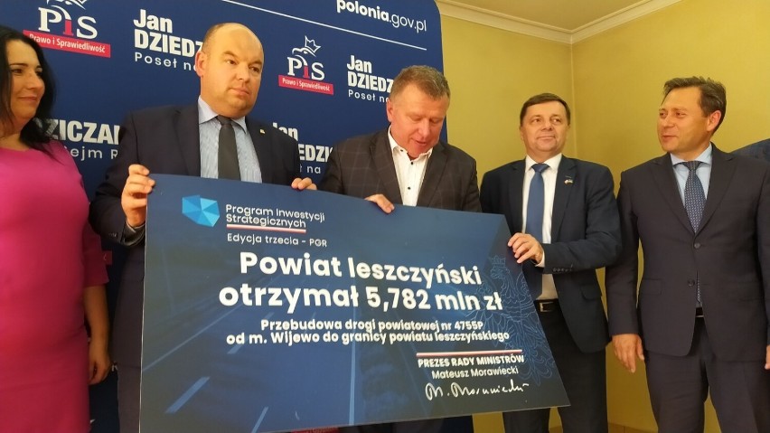Powiat leszczyński  przebudowa drogi powiatowej od Wijewa do...