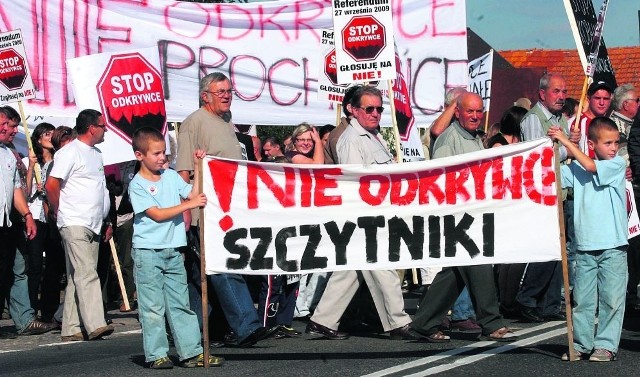 Ubiegłoroczne protesty przeciwników odkrywki. Teraz ludzie znowu wyjdą na ulicę