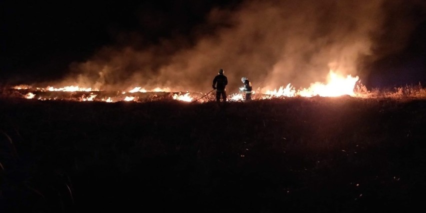 Strażacy z Jadownik Mokrych dwukrotnie gasili pożary w...