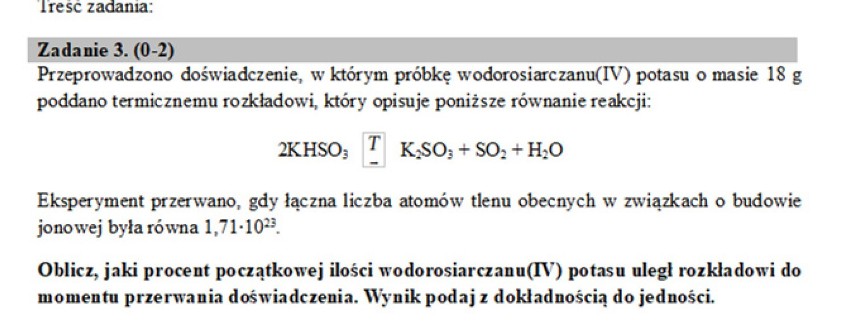 Matura z chemii 2019 r. z Wydziałem Chemii UJ [ARKUSZ, ODPOWIEDZI]                       