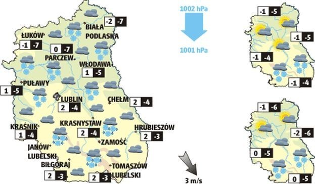 Prognoza pogody na 12 marca i dwa kolejne dni