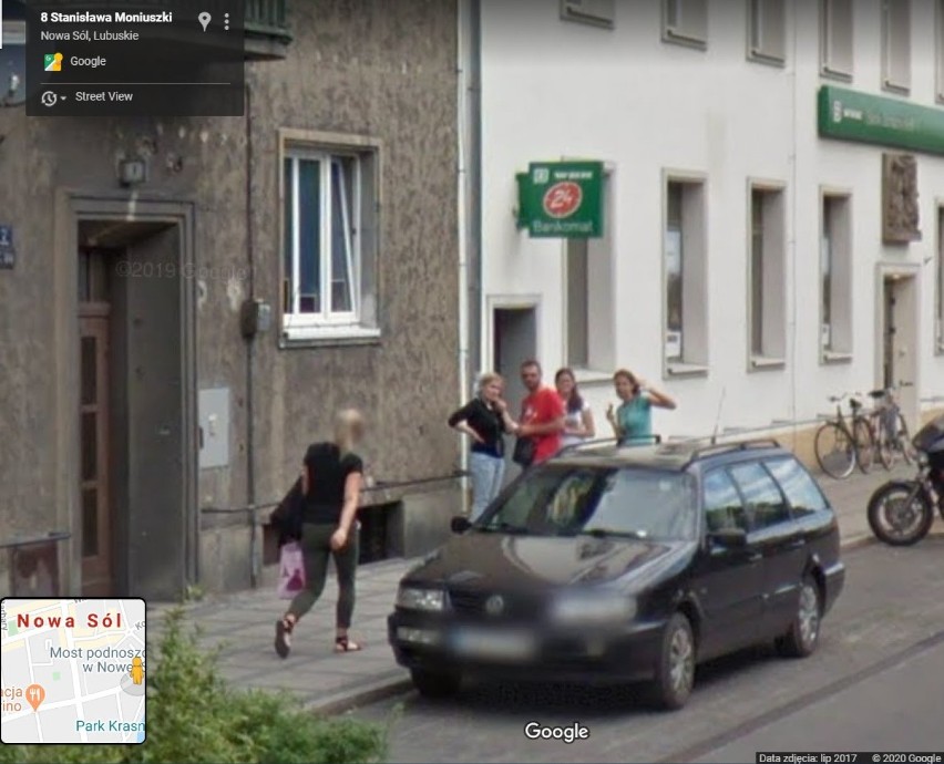 Zobacz kogo uchwyciły kamery Google Street View w Nowej Soli...