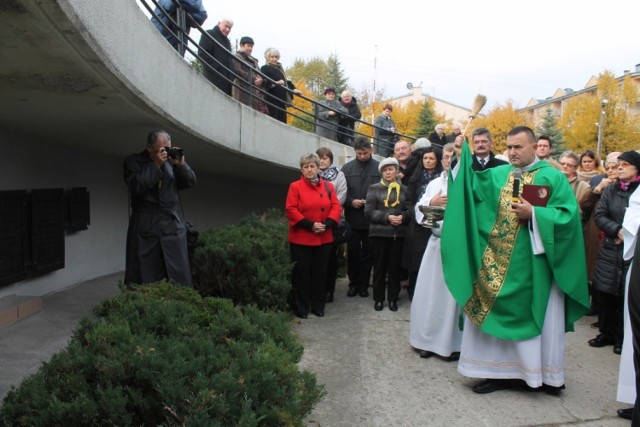 Poświęcenie lapidarium w Tomaszowie