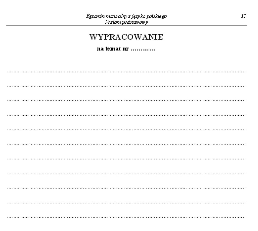 MATURA POPRAWKOWA 2014: JĘZYK POLSKI - ODPOWIEDZI, WYNIKI, ARKUSZE