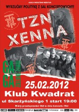 Kraków: TXN XENNA i Gaga Zielone Żabki w klubie Kwadrat