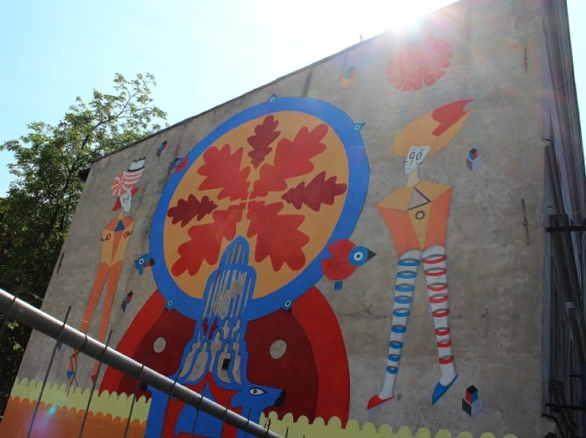 Nowy mural przy ulicy Lwowskiej