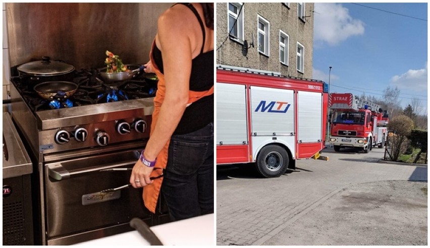 Mieszkanka Mieroszowa w powiecie wałbrzyskim gotowała na święta tak gorliwie, że sąsiedzi wezwali strażaków