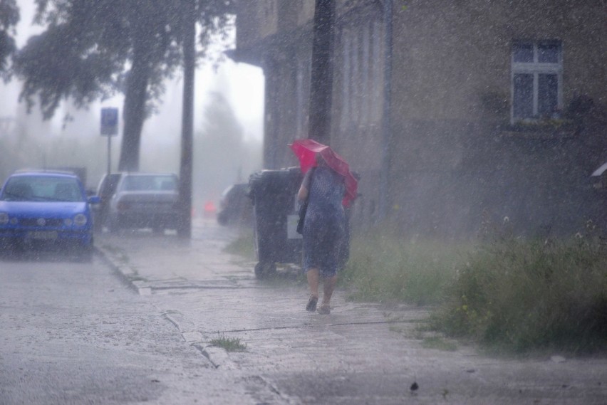 Burza i gwałtowne opady deszczu i gradu w Gdańsku 1 sierpnia...