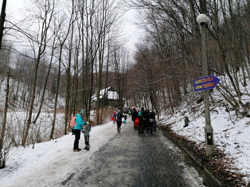 Tłumy w Beskidach na Szyndzielni, Hali Skrzyczeńskiej, w Korbielowie i Istebnej 