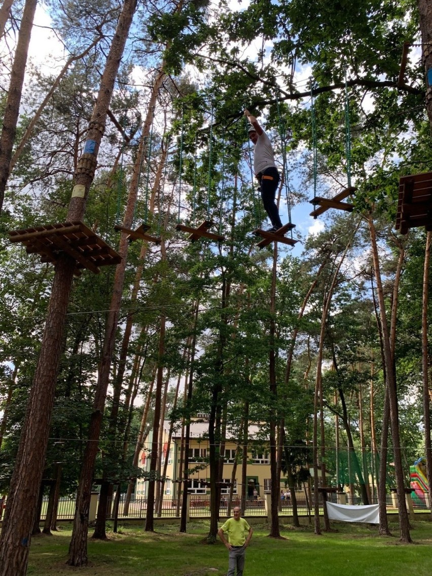 Park Linowy w Pustkowie Osiedlu koło Dębicy już otwarty