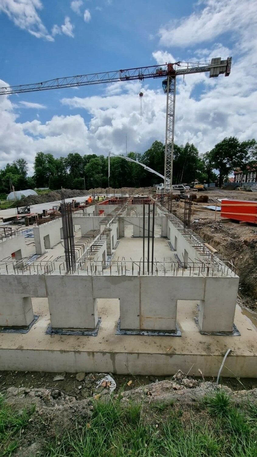 Budowa nowej szkoły w Mysłowicach (czerwiec 2023)