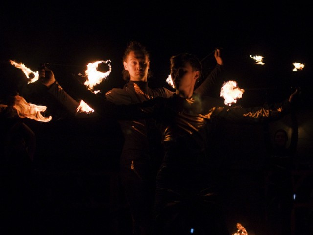 Bitwa Narodów 2012 - fire show Elemental