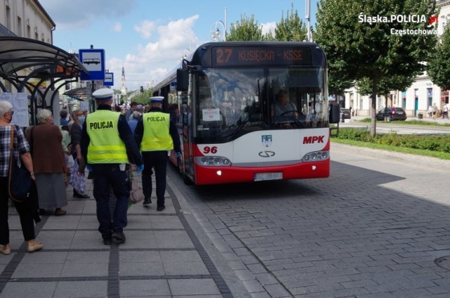 Częstochowska policja po raz kolejny kontrolowała kierowców MPK