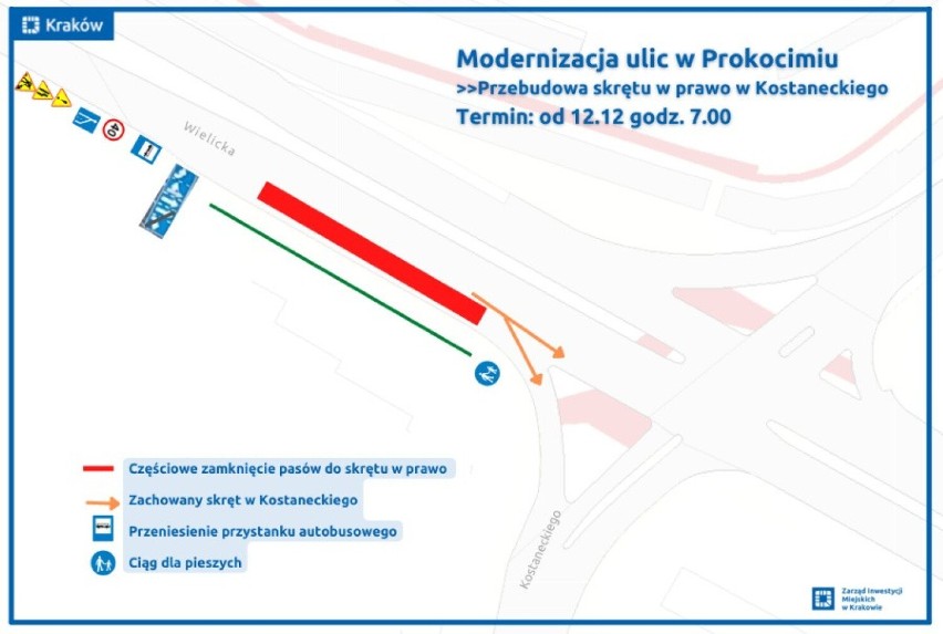 Budowa tramwaju do Górki Narodowej w Krakowie. Znów zmiany. Będą też inne remonty