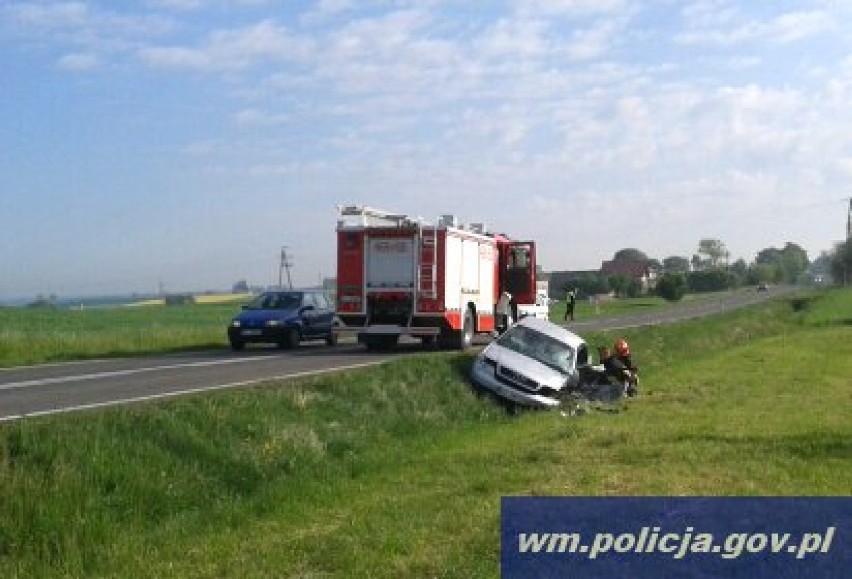 Wypadek w Byszwałdzie. Kierowca z Białorusi trafił do...