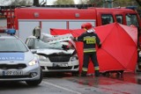 Wypadek w Katowicach. Chorzowska zablokowana [ZDJĘCIA]