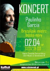 Bossa nova w sieradzkim teatrze. W niedzielę 2 kwietnia wystąpi Paulinho Garcia z Brazylii