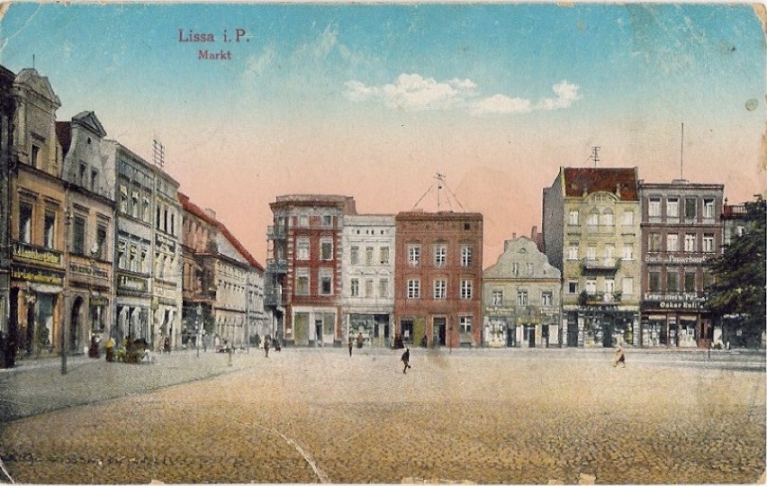 Rynek w Lesznie  na dawnych fotografiach i pocztówkach