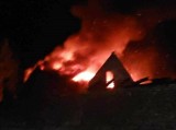 Pożar w wigilijny wieczór. W ogniu stanął budynek gospodarczy w Chlebowie w gminie Gubin
