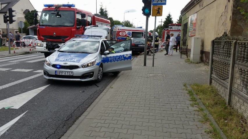 Wypadek na DK43 w Opatowie [FOTO]